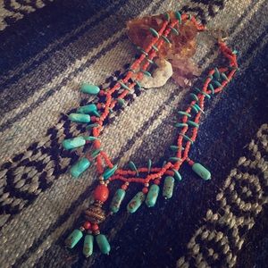 Turquoise Bead Necklace